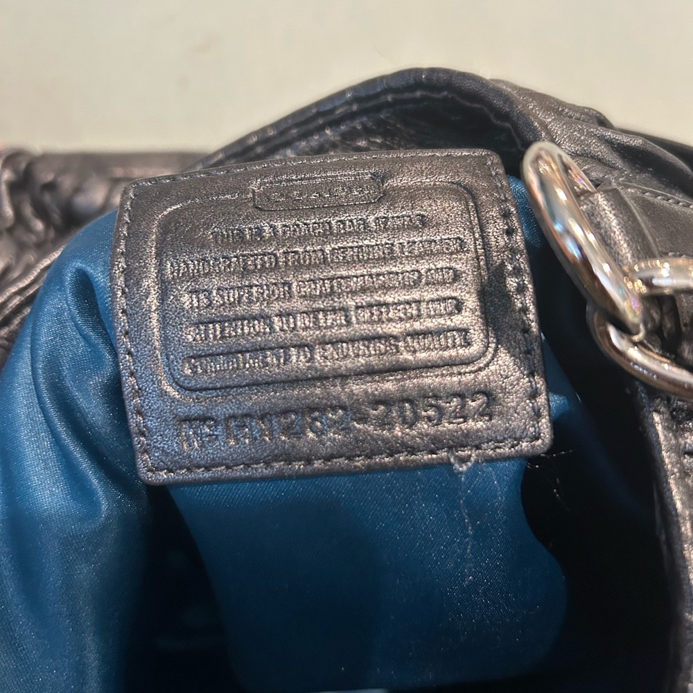 Coach Madison Gathered Leather Satchel EUC - Picture 10 of 11